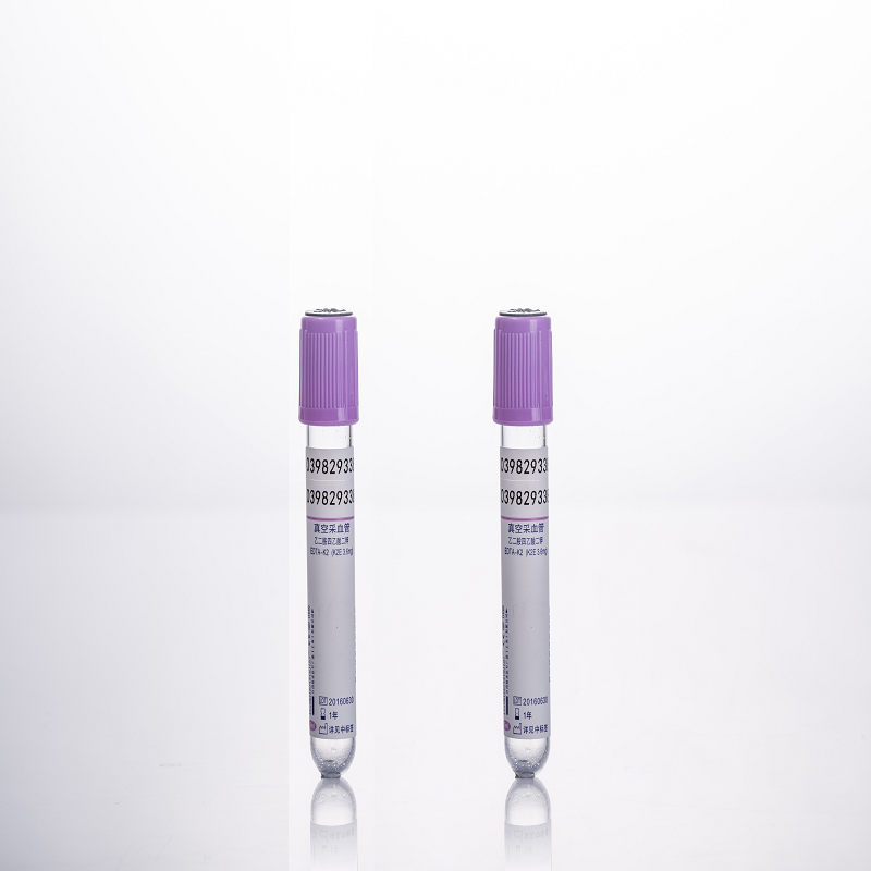 Вакуумна Пробірка, 2 мл, К2ЕДТА, Лавандова, 13x75 мм ПЕТ, Labtub